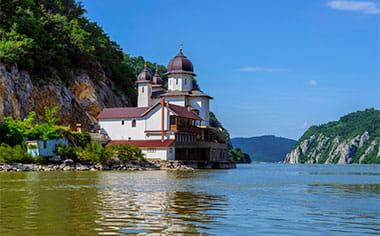 Mraconia Monastery on the River Danube